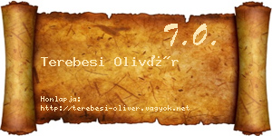 Terebesi Olivér névjegykártya